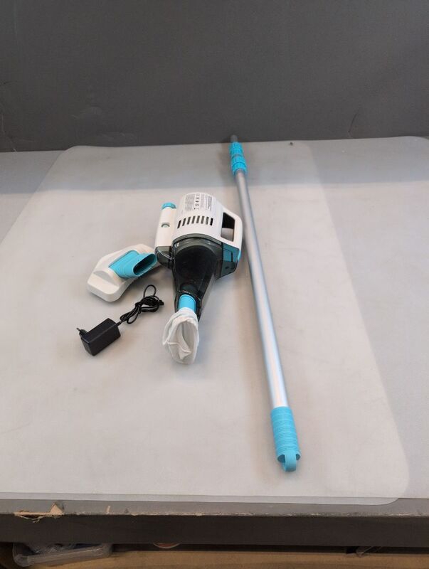 Intex Poolsauger Akku ZR200 Reinigungssauger für Pool und Whirlpool weiß blau - 6941057422770