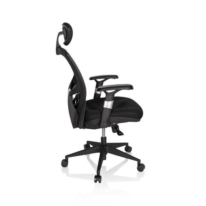 hjh OFFICE Bürostuhl Chefsessel VENUS BASE Ergonomie Komfort Design schwarz - 4260182534526