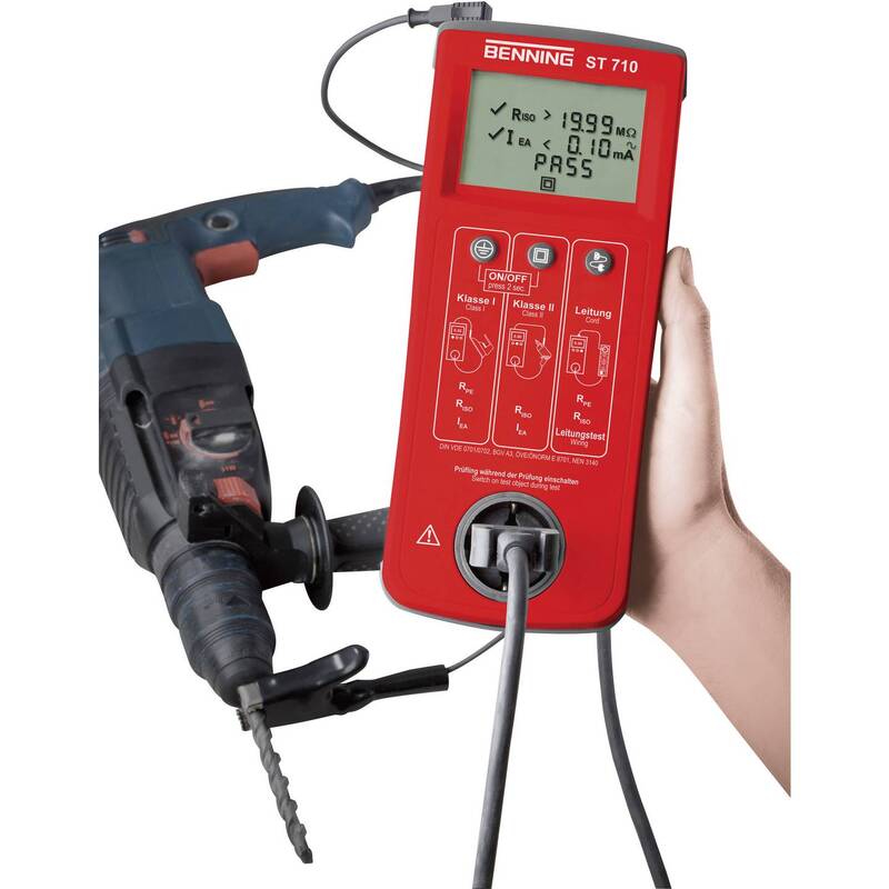 BENNING ST 710 VDE-PRÜFGERÄT 701/702 digitaler Geräetetester IP40 800g - 4014650503084