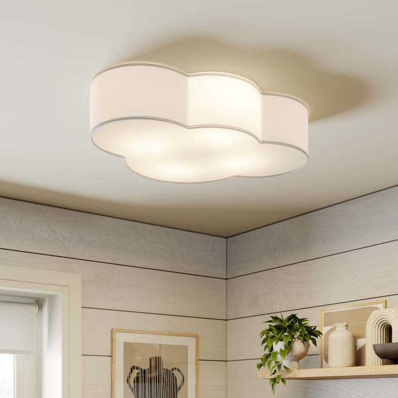 Deckenleuchte Cloud LED Lampe dimmbar 4-flg E27 weiß 62x48cm Made in Europe - 5901780515331