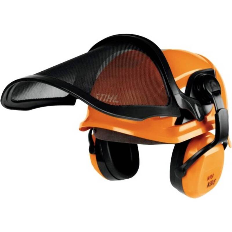 STIHL Profihelm Nachbildung Kinderhelm Spielzeughelm mit klappbarem Visier - 0886661869428