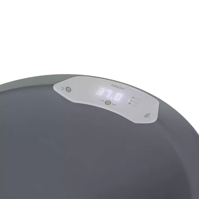bébé-jou Badewanne Babywanne Sense Edition mit Thermometer Griffin Grey grau - 8714929202583
