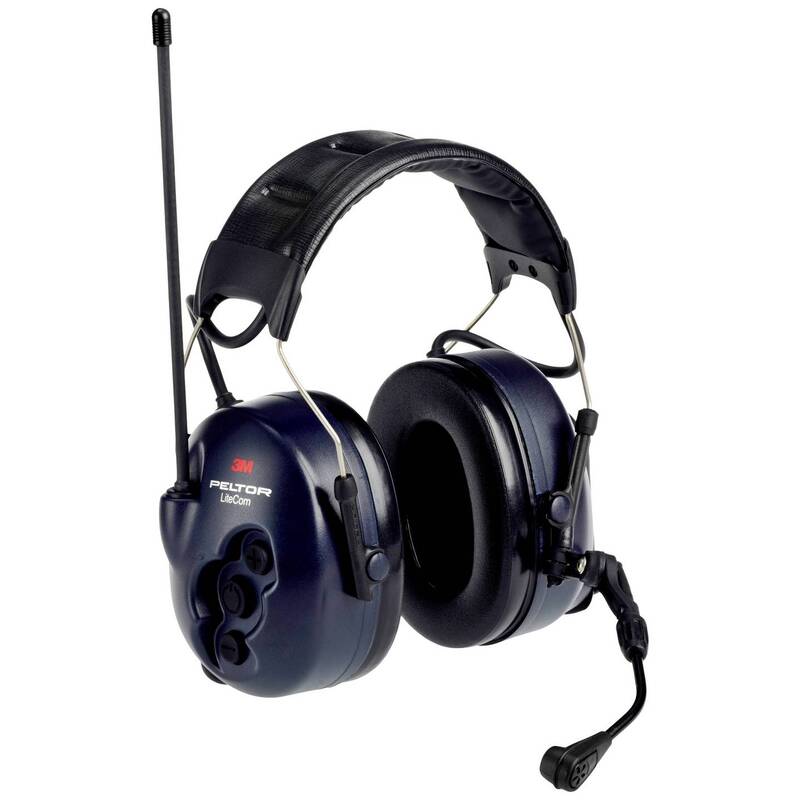 3M Peltor LiteCom Kapselgehörschutz-Headset 32 dB Funkgerät schwarz 418g Ohren - 7318640063280