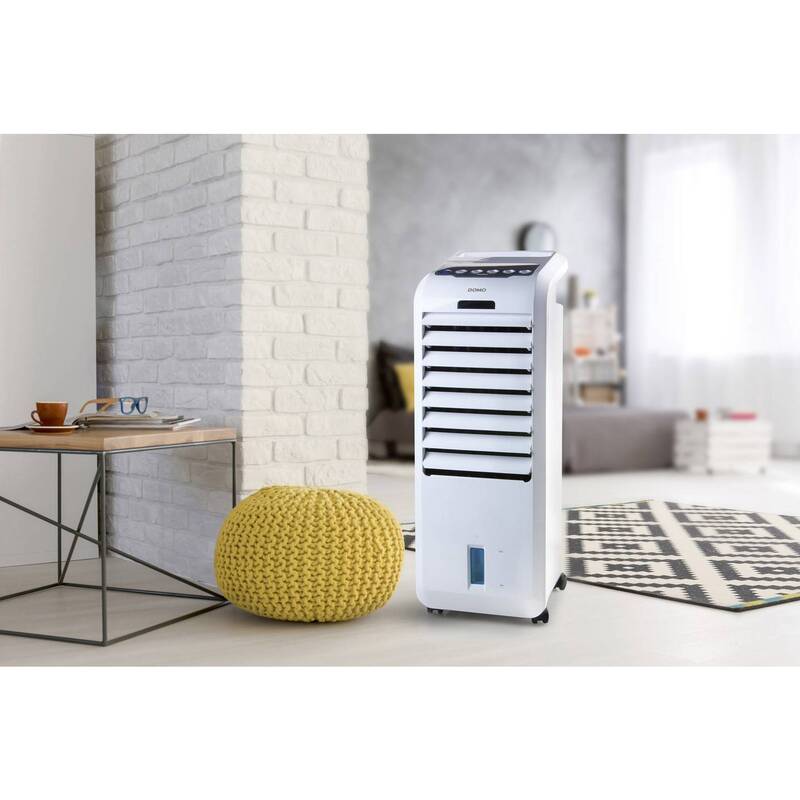 DOMO Luftkühler DO153A 55W Ventilator Klimaanlage Befeuchter Fernbedienung Weiß - 5411397119216
