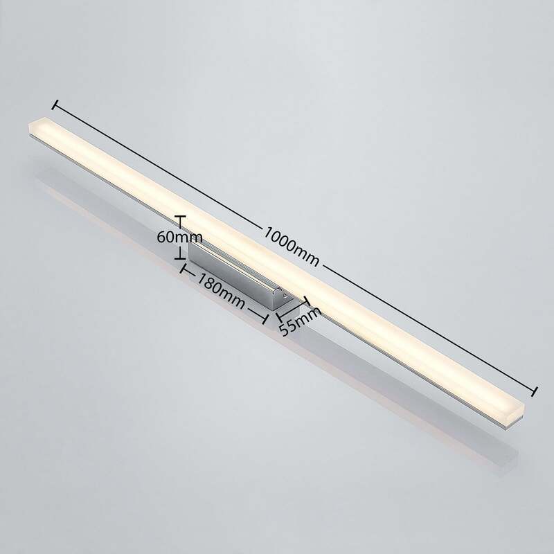 Lindby Deckenleuchte Badezimmerlampe LED Badleuchte dimmbar weiß chrom IP44 - 4251096537604