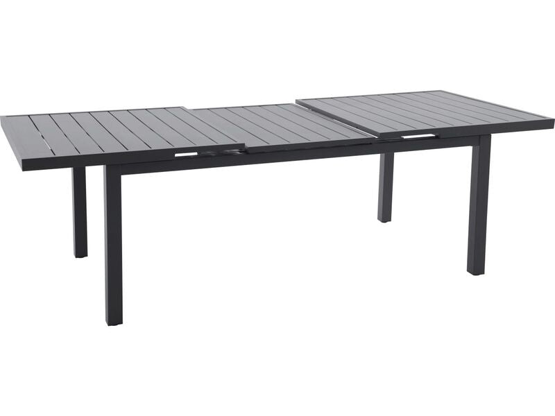 Gartentisch Outdoor Tisch Grovedale ausziehbar 240cm x 100cm anthrazit für 8 - 4007873330551