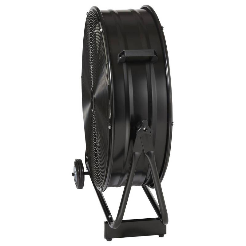 Sygonix Bodenventilator Gebläse 330W Heizgerät Lüfter schwarz schwenkbar Ø745mm - 4064161342597