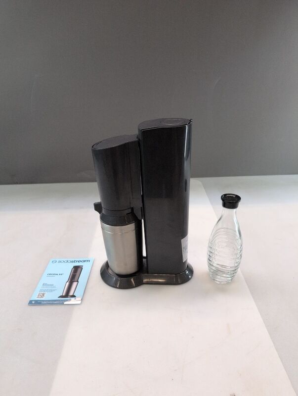 SodaStream Trinkwassersprudler Crystal 3.0 schwarz Wassersprudler 615ml - 7290116742380