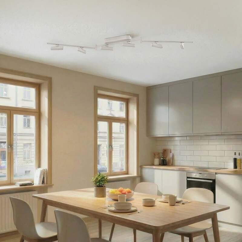 Lindby LED Strahler Spot Lichtleiste Eldrin weiß Beleuchtung Leuchte Lampe - 4251911791204