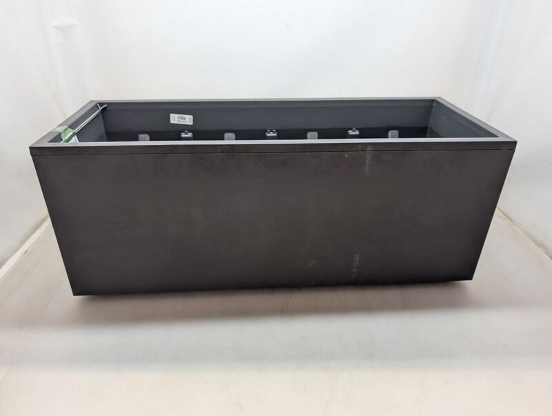 Deroma Pflanzkasten Hochbeet Millennium 39x99,3cm Anthrazit mit 8 Rädern - 0191942097446