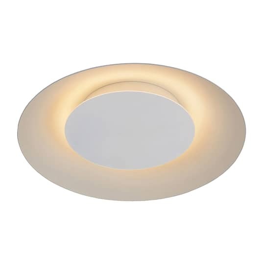 Lucide LED-Deckenlampe Foskal Deckenlampe Deko-Deckenlicht in Weiß Ø 34,5 cm - 5411212791276