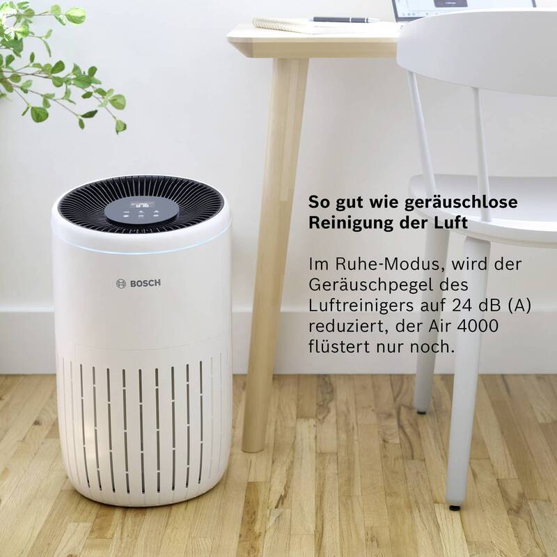 Bosch Home Comfort 7733701943 Air 4000 Luftreiniger 62 m² Weiß Schwarz Lüfter - 4062321594749