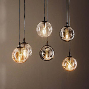 B-Ware Euluna Hängeleuchte Glassy 6-flg Pendelleuchte Deckenlampe SIEHE TEXT/FOTO