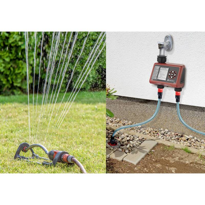 Toolcraft Bewässerungssteuerung Easy Duo Gartenbewässerung digital IPX5 1-240min - 4064161186009