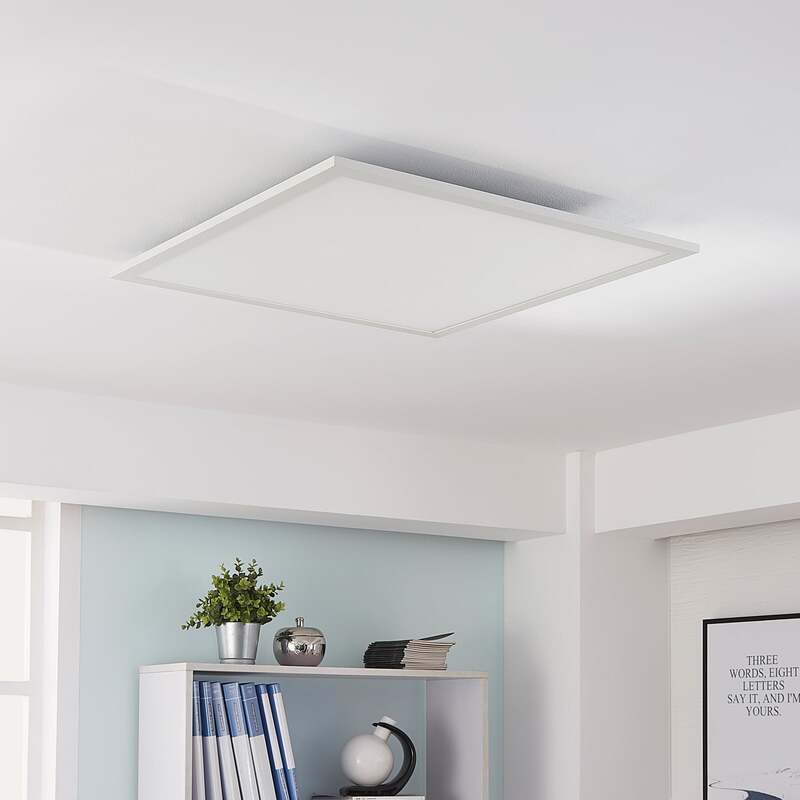 Arcchio Deckenleuchte Lysander LED dimmbar CCT 36W 5100lm weiß 62x62cm - 4251096540918