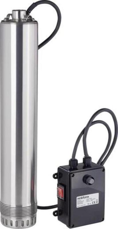 Renkforce Tiefbrunnenpumpe Wasserpumpe Brunnen-Pumpe 4500 l/h Seil DEFEKTWARE - 4016138913347