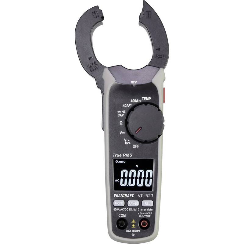 Voltcraft Stromzange VC-523 digitale Messzange 400A CAT III 600V True RMS - 4053199547463