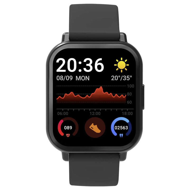 Denver Smartwatch SWC-176 Fitnessuhr Aktivitätstracker Schwarz Silikonarmband - 5706751092114