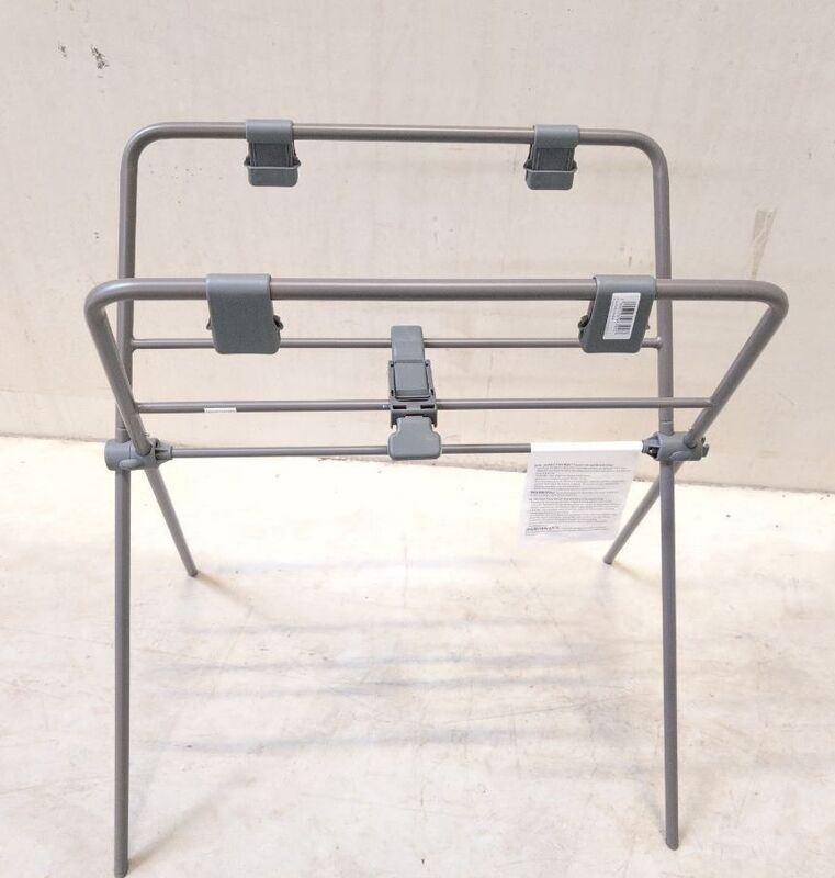 Stokke Flexi Bath Stand schwarz faltbar mit rutschfesten Füßen und Handtuchha... - 2000576967903