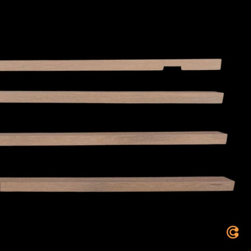 Samsung TV Rahmen Teak 55 Zoll für LS03 eleganter TV Rahmen 1241x714mm 2021 - 8806092121416