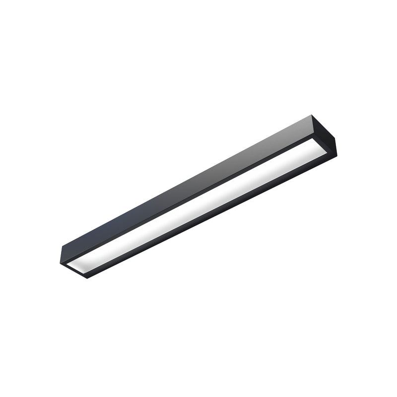 LED Wandleuchte Vola schwarz 4000K Lampe Leuchte IP44 Edelstahl 60cm 15,5W - 5903148535388