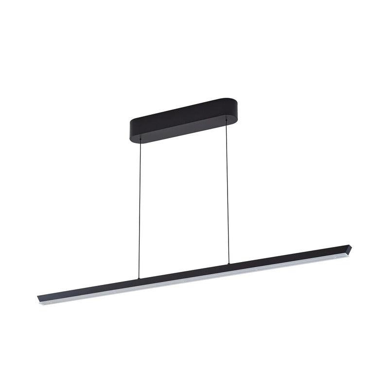 Lucande Pendelleuchte Hängelampe LED Solvar schwarz dimmbar CCT Esszimmer 117 cm - 4255830904349