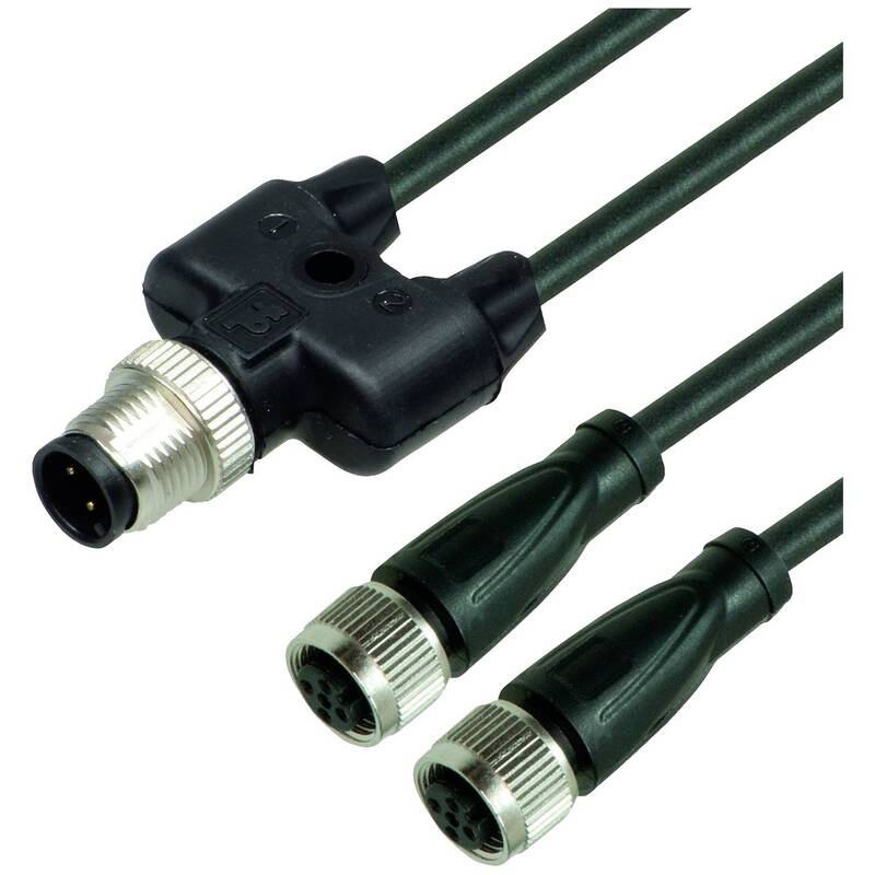 Pepperl+Fuchs Sensor-/Aktor-Verteiler V15-G-BK0,15M-PUR-A-TEE-V15 IP67 0,15m - 4050143452200