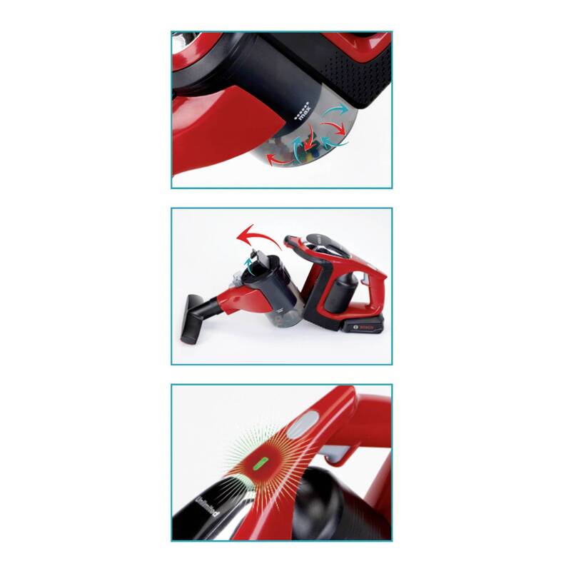 Theo Klein Kinder-Staubsauger Bosch Unlimited Spielzeug Staubsauger 80cm Höhe - 4009847068088