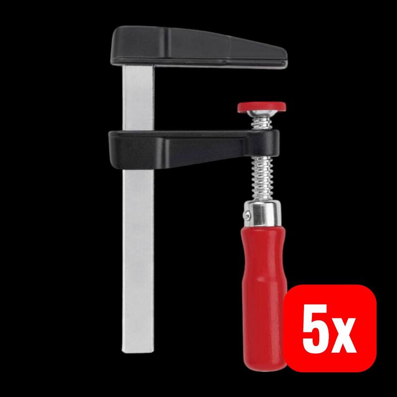 Bessey Tiefspann-Schraubzwinge 300mm Spannweite 80mm Ausladung 1 Stück leicht - 4008158005966
