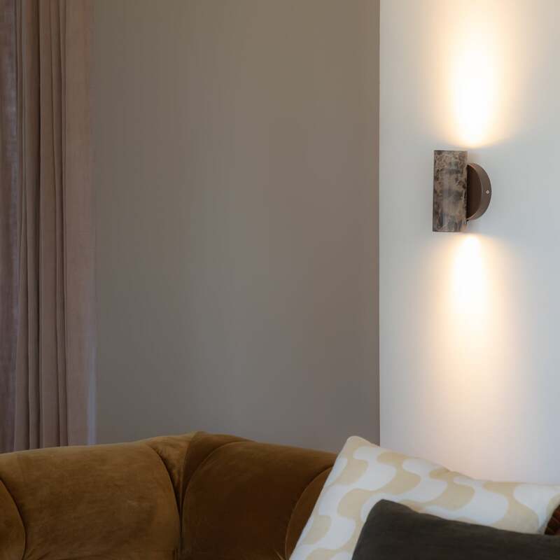 IT'S ABOUT ROMI Wandlampe Tivoli LED Wandleuchte Lampe braun Marmor 17x9,5cm - 8716248097550