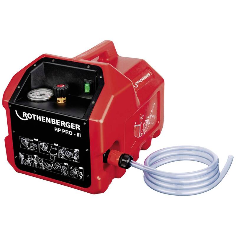 Rothenberger Prüfpumpe RP PRO III 40 bar automatische Druckprüfung kompakt 500W - 4004625611852