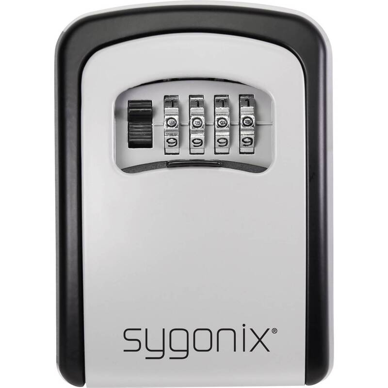 Sygonix Schlüsseltresor Zahlenschloss KaySafe C4 Schlüsselbox schwarz 88x120mm - 4053199567720