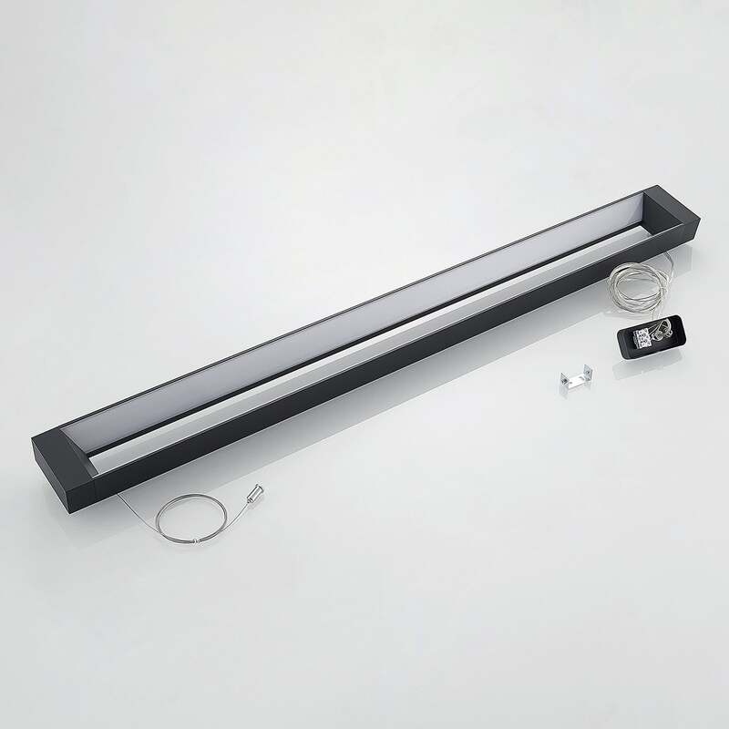 Arcchio Pendelleuchte Hängeleuchte Cuna LED Lampe schwarz 122cm Metall 3200Lumen - 4251096568547