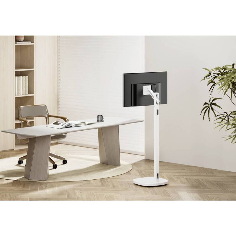 SPEAKA PROFESSIONAL SP-TVS-700 TV-Standfuß neigbar für 17"-35" Displays Weiß - 4064161393445