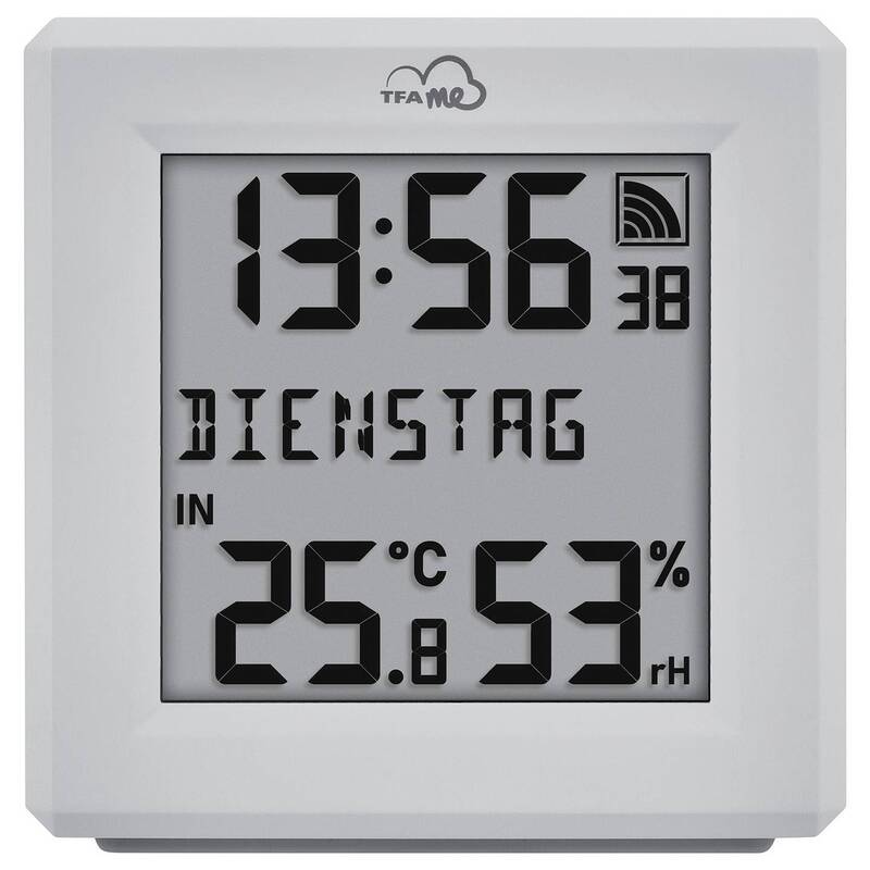 TFA Funk Thermometer Hygrometer Set Klimaüberwachung Gateway Schwarz Digital - 4009816043788