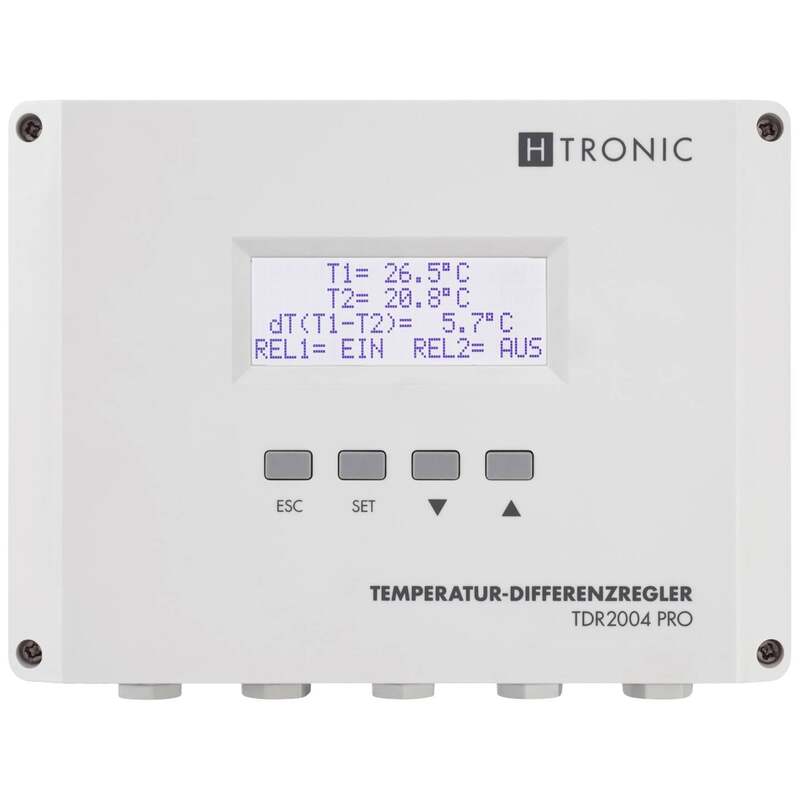 H-Tronic TDR2004 pro Temperaturschalter -99 bis 850 °C 3000 W IP20 - 4260003174313