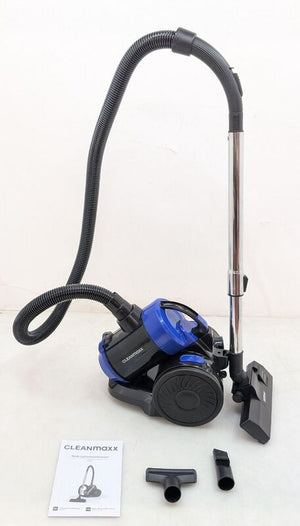 B-Ware CleanMaxx Zyklon-Staubsauger 800W beutellos Sauger schwarz 2L 17kPa 6,5m