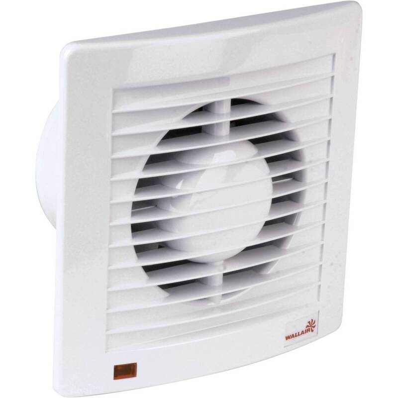 Wallair W-Style 100 20110602 Wand- und Deckenlüfter Wandlüfter 230V 95m³/h 10 cm - 4022567116020