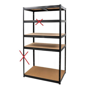 B-Ware STIER Regal Lagerregal Steckregal Fachbodenregal MDF 1800x1200x600 mm 250 kg