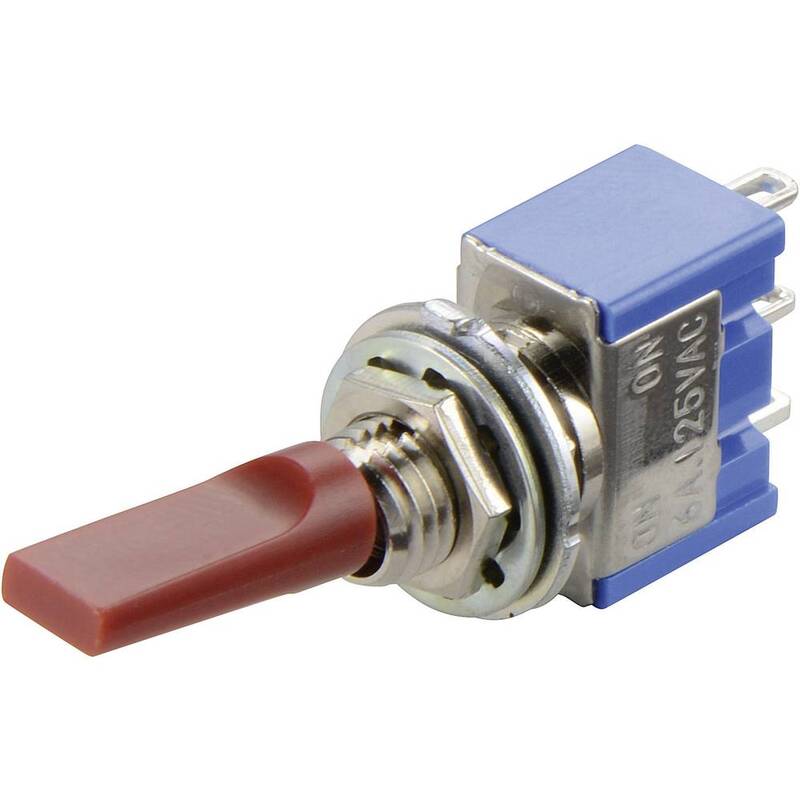 Miyama 701009 MS 500 H-MF Kippschalter Schalter Flachhebel Taster 4 STÜCK - 2050000218514