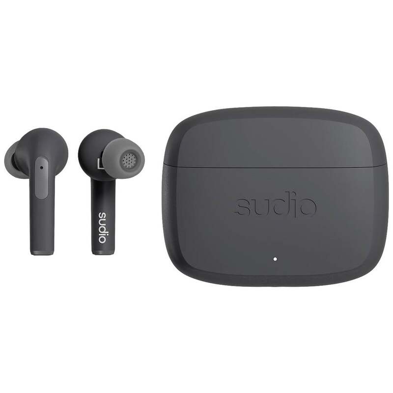 Sudio In Ear Headset Ohrhörer N2 Pro Bluetooth ANC Kopfhörer Schwarz Ladecase - 7350071384060