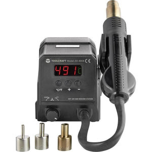 B-Ware Toolcraft Heißluftstation digital SMD Rework Station 300 W ZD-8908 100 bis 500