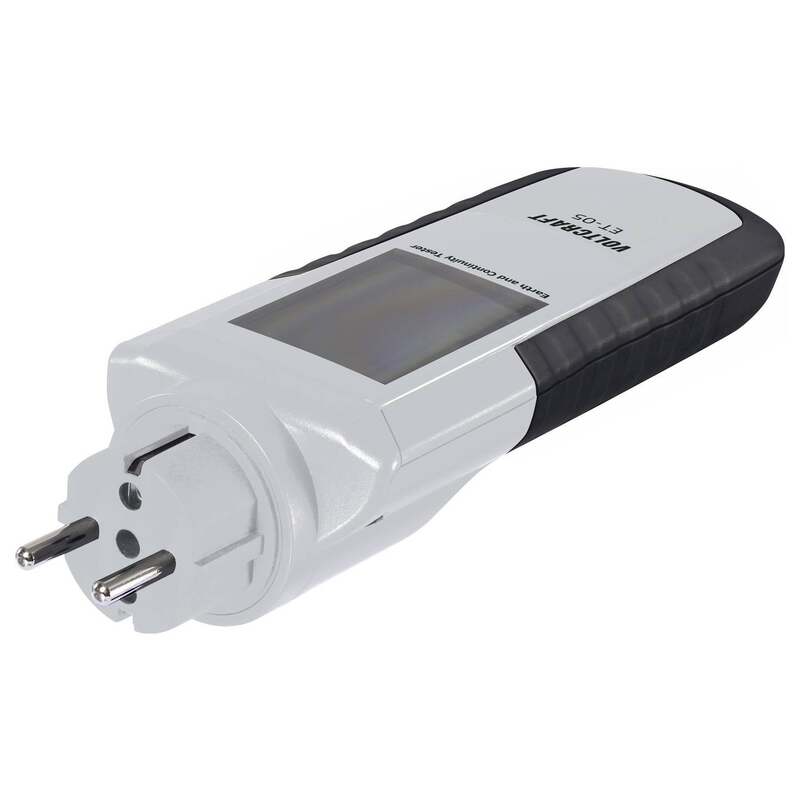 Voltcraft Erdungsmessgerät ET-05 Erdschleifenmessung 2000 Ω IP40 - 4064161498119