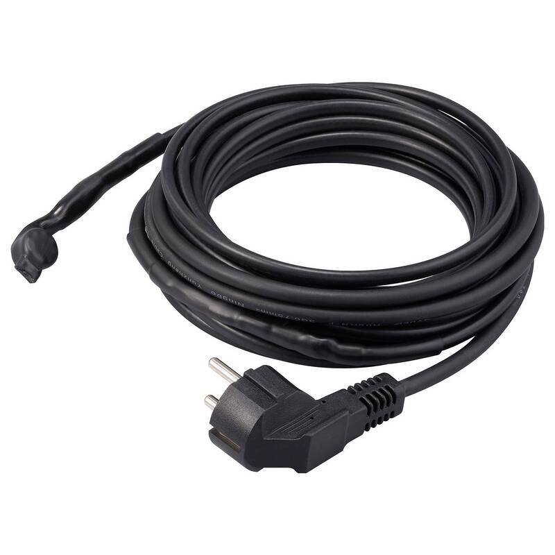 Sygonix Heizkabel Frostschutz 230V 75W 6,5m IPX7 für Außenbereich schwarz Sc - 4064161472638