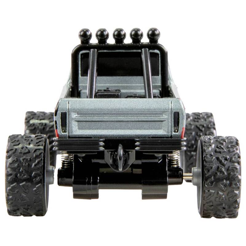 Amewi RC Modellauto Elektro Monstertruck Grau Brushed 1:64 2WD inkl. Akku - 4262500341168