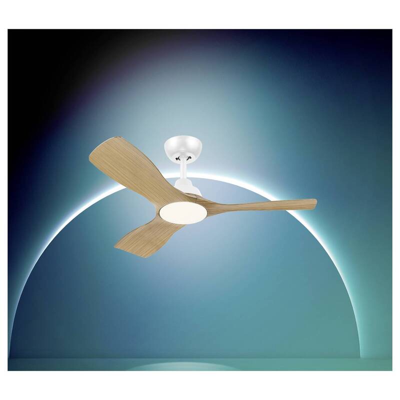 Philips LED Deckenventilator Olas 30W dimmbar mit Fernbedienung braun 190m³/min - 8721103095985
