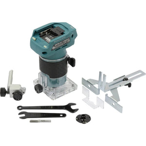 B-Ware Makita Akku-Kantenfräse DRT52Z 6 mm Schaft 30.000 U/min Holzfräse 134 mm lang