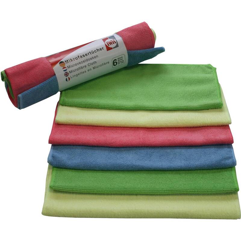 IWH Microfasertuch Reinigungstuch 6 Stück 30x30cm vielseitig einsetzbar effektiv - 4045914009325