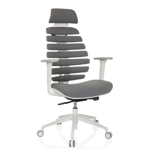 B-Ware hjh OFFICE Bürostuhl Drehstuhl ERGO LINE W Stoff Business Stuhl mit Armlehnen