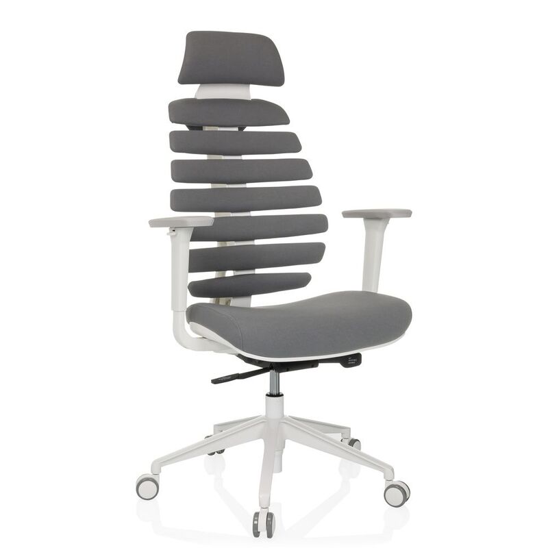 hjh OFFICE Bürostuhl Drehstuhl ERGO LINE W Stoff Business Stuhl mit Armlehnen - 4064323106159